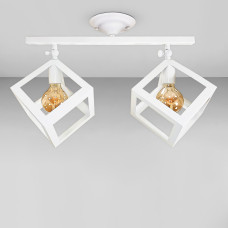 Люстра стельова лофт Light House LS-17199F-2 WH біла