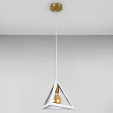 Люстра підвісна Light House LS-17204F-1 BRZ+WH бронза, плафон білий 