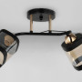Зображення Люстра стельова лофт Light House SC-18609/2 BK+FG 460*170*240 чорна із золотом ИМ Light-Deco 1 