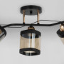 Зображення Люстра стельова лофт Light House SC-18609/3 BK+FG 570*170*250 чорна із золотом ИМ Light-Deco 1 