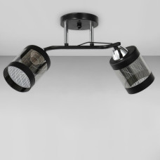 Стельова люстра Світло SC-9096/2 BK+CR 460*170*240 чорна + хром