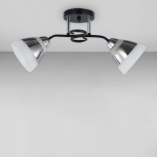 Люстра стельова Лофт Light House SC-18611/2 CR+BK 470*150*250 чорна + хром