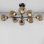 Изображение Люстра потолочная молекула Light House ZX-18607-8 FGD+BK 780*780*290 золото + черный  ИМ Light-Deco 1 