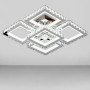 Зображення Люстра стельова світлодіодна Light House SY-18532/4+1 CR DIMMER 500*500*H160 296W, колір хром ИМ Light-Deco 2 