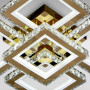 Зображення Люстра стельова світлодіодна Light House SY-18532/4+1 FG DIMMER 500*500*H160 296W, колір золото ИМ Light-Deco 4 