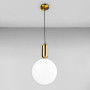 Изображение Люстра подвесная Light House DL-18548/1 латунь плафон белый ИМ Light-Deco 