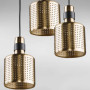 Зображення Люстра підвісна Light House DL-18549/3 чорний плафон латунь ИМ Light-Deco 1 
