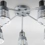 Зображення Стельова люстра Light House DL-18567/5 сіра плафон з перфорацією ИМ Light-Deco 1 
