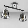 Зображення Люстра стельова Light House DL-18572/2 темний хром, плафон димчастий ИМ Light-Deco 