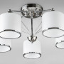 Зображення Люстра стельова Light House DL-18573/5 хром, плафон білий  ИМ Light-Deco 1 