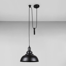 Люстра підвісна лофт Levistella 7526858F-1G BK підвіс з гирею, колір чорний