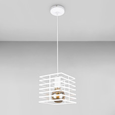 Люстра підвісна лофт Light House LS-18590F-1 WH біла