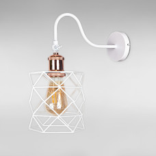 Світильник настінний Бра Light House LS-18144F3-1 WH+RG білий з мідним