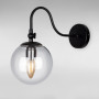 Зображення Настінний світильник Бра шар Light House LS-18150F3-1 BK+CL чорний, плафон прозорий ИМ Light-Deco 