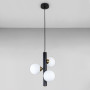 Зображення Люстра підвісна Light House LS-18616-3 BK+WH чорна, плафон білий  ИМ Light-Deco 