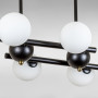 Зображення Люстра стельова Light House LS-18617-10 BK+WH чорний, плафон білий  ИМ Light-Deco 1 