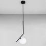Изображение Люстра подвесная Light House LS-18628-1 BK+WH черная, плафон белый  ИМ Light-Deco 