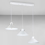 Изображение Люстра подвесная Лофт Light House LS-18637F-3 WH+WH (500) белая ИМ Light-Deco 
