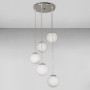 Зображення Люстра підвісна levistella 756PR150F-5 CR+WH (290) хром, плафон білий  ИМ Light-Deco 