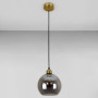 Зображення Люстра підвісна Лофт Light House LS-18640F-1 BRZ+BK бронза, плафон чорний  ИМ Light-Deco 