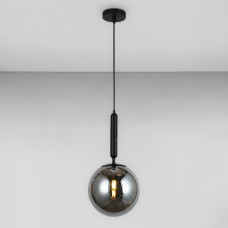 Люстра підвісна Лофт Light House LS-17184-1 BK+BK чорна, плафон чорний 