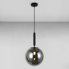 Люстра підвісна Лофт Light House LS-17185-1 BK+BK чорна, плафон чорний 