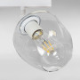 Зображення Люстра стельова лофт Light House LS-18142F-2 WH+CL біла, плафон прозорий  ИМ Light-Deco 2 