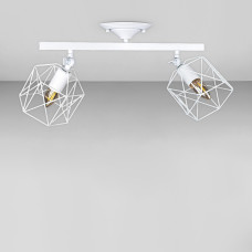 Люстра стельова лофт Light House LS-17181F-2 WH біла