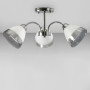 Зображення Люстра стельова Light House SC-18700/3 CR D550*250 хром, плафон білий + сірий ИМ Light-Deco 