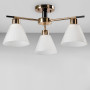 Зображення Люстра стельова Light House SC-18701/3 FG+BK D540*230 золото + чорний, плафон білий  ИМ Light-Deco 