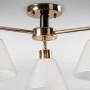 Зображення Люстра стельова Light House SC-18701/3 FG+BK D540*230 золото + чорний, плафон білий  ИМ Light-Deco 1 