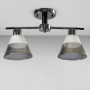Зображення Люстра стельова Light House SC-18702/2 CR+BK 450*160*230 хром + чорний, плафон білий + сірий ИМ Light-Deco 