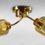Зображення Люстра стельова Light House SC-18705/2 FG 450*180*210 золото, плафон медовий  ИМ Light-Deco 1 