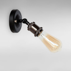 Настінний світильник Бра Light House LS-18710-1 pearl black чорний + чорні перли