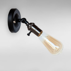 Настінний світильник Бра Light House LS-18715-1 чорний pearl black + перлово-чорний