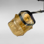 Зображення Люстра стельова Light House SC-18730/2 BK+GD 440*220*240 чорний, колір плафон бурштиновий з чорним  ИМ Light-Deco 1 