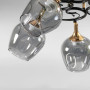 Зображення Люстра стельова Light House SC-18739/5 BK+FG 60*60*26 чорний + золото, колір плафону димчастий ИМ Light-Deco 2 