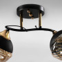 Зображення Люстра стельова Light House SC-18741/2 BK+FG 440*180*240 чорний+золото, колір плафону медовий+чорний ИМ Light-Deco 1 