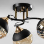 Зображення Стельова люстра Light House SC-18741/3 BK+FG D420*230 чорний + золото, колір плафону медовий + чорний ИМ Light-Deco 1 