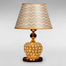 Настільна лампа з абажуром Light House SG-18745/1T FG+ZZ+SHADE H460*D280 золото
