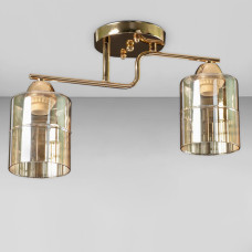 Люстра стельова Light House SC-18750/2 FG 380*120*240 золото, колір плафона медовий