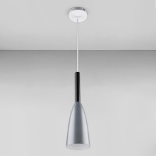 Люстра підвісна Лофт Light House DL-18765/1 біла, плафон сірий 