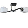 Зображення Люстра стельова Light House SR-17012/2 BK+CH W180*L500*H270 E27 чорний + хромИМ Light-Deco