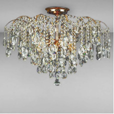 Люстра кришталева стельова Light House SH-17019/5 FG золото