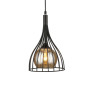 Зображення Люстра підвісна Light House SR-17023/1H BK D198*H300/H800 чорнаИМ Light-Deco1
