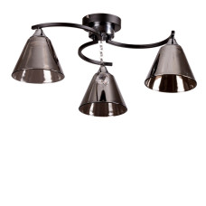 Люстра потолочная Light House SR-17033/3 BK+CR D575*H220 черный 