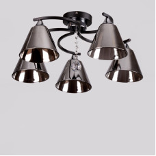 Люстра потолочная Light House SR-17033/5 BK+CR D575*H220 черный 
