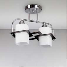 Стельова люстра Light House SH-18173/2 CR 420*200*250 хром плафон білий