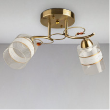 Люстра потолочная Light House SH-18179/2 AB 440*440*240 бронза 