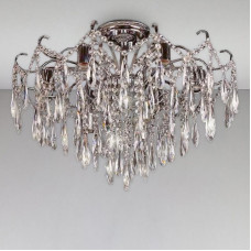 Люстра кришталева стельова Light House SH-18180/9 CR 590*590*460 хром